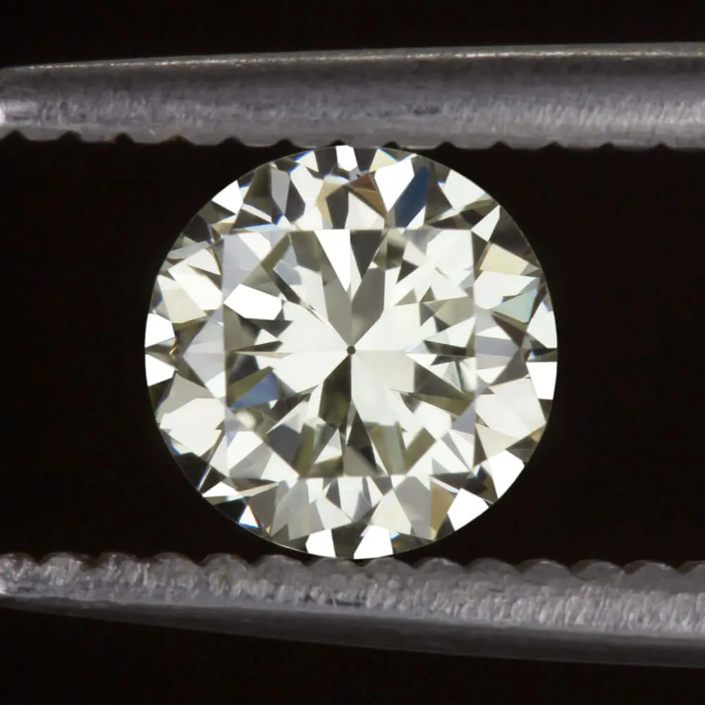 0.92ct O-P VS2 VINTAGE ROUND BRILLIANT CUT DIAMOND NATURAL LOOSE ESTATE 1 CARAT