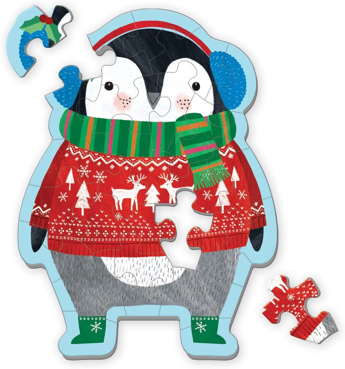 24 PC Mini Winter Penguin Puzzle