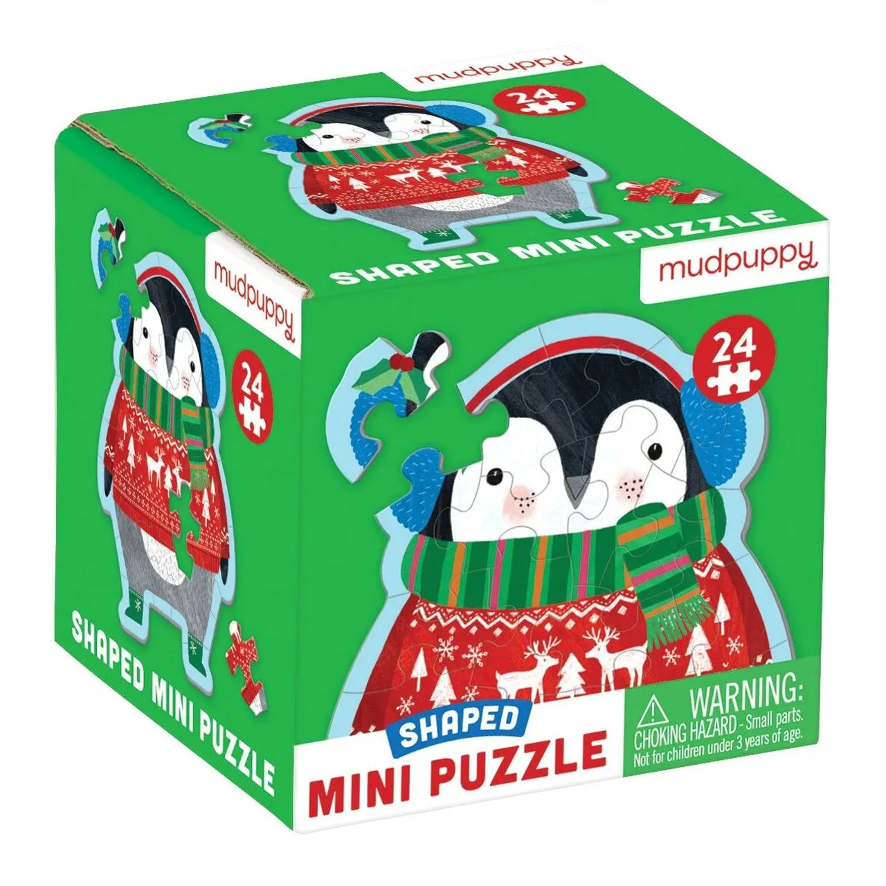 24 PC Mini Winter Penguin Puzzle