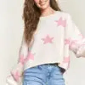 2TONE Star Sweater Top