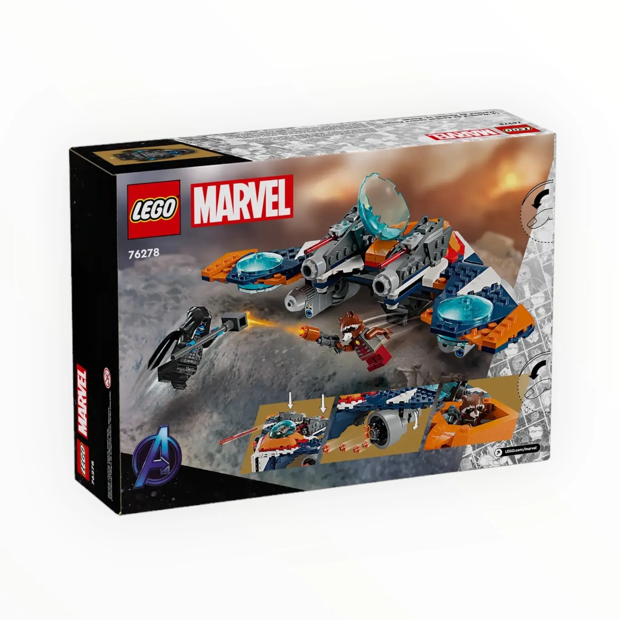 76278 Marvel Infinity Saga Rocket’s Warbird vs. Ronan