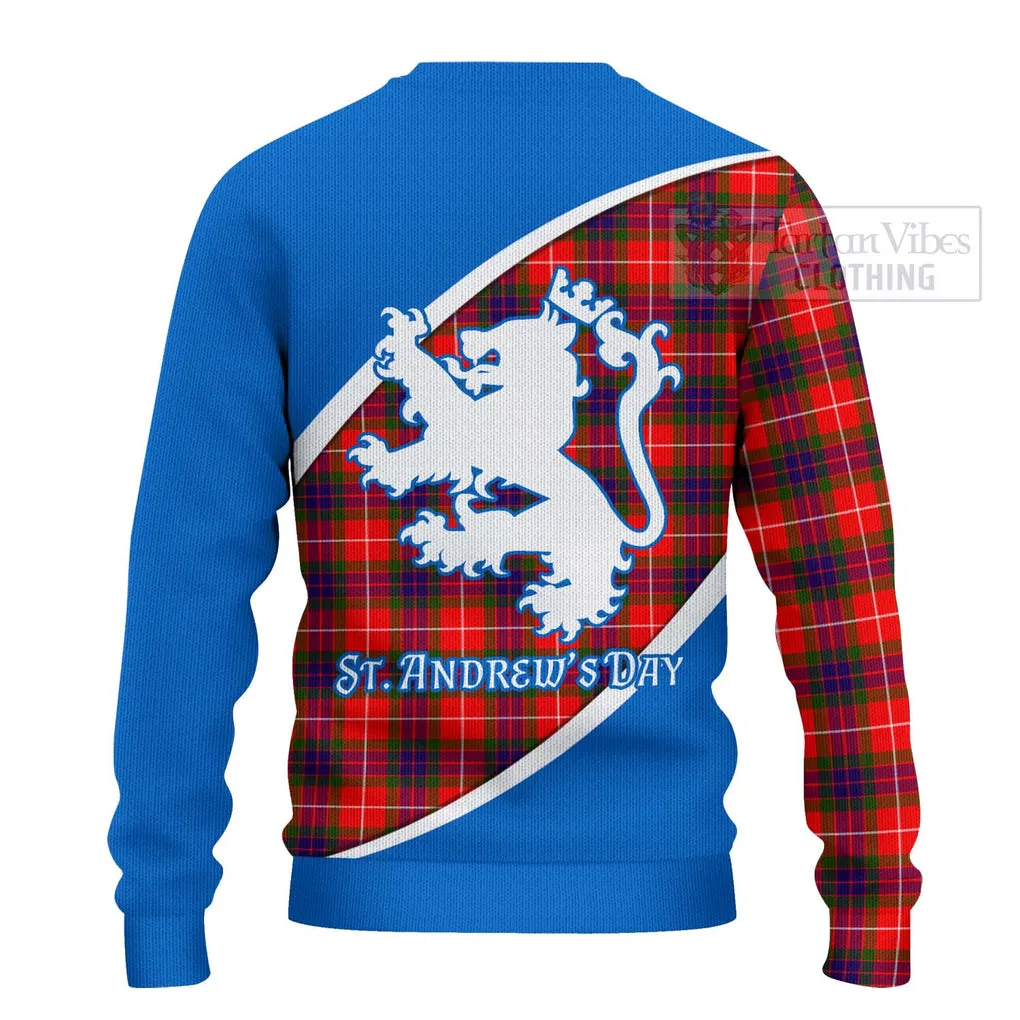 Abernethy Family Crest Tartan Ugly Sweater Celebrate Saint Andrew's Day in Style