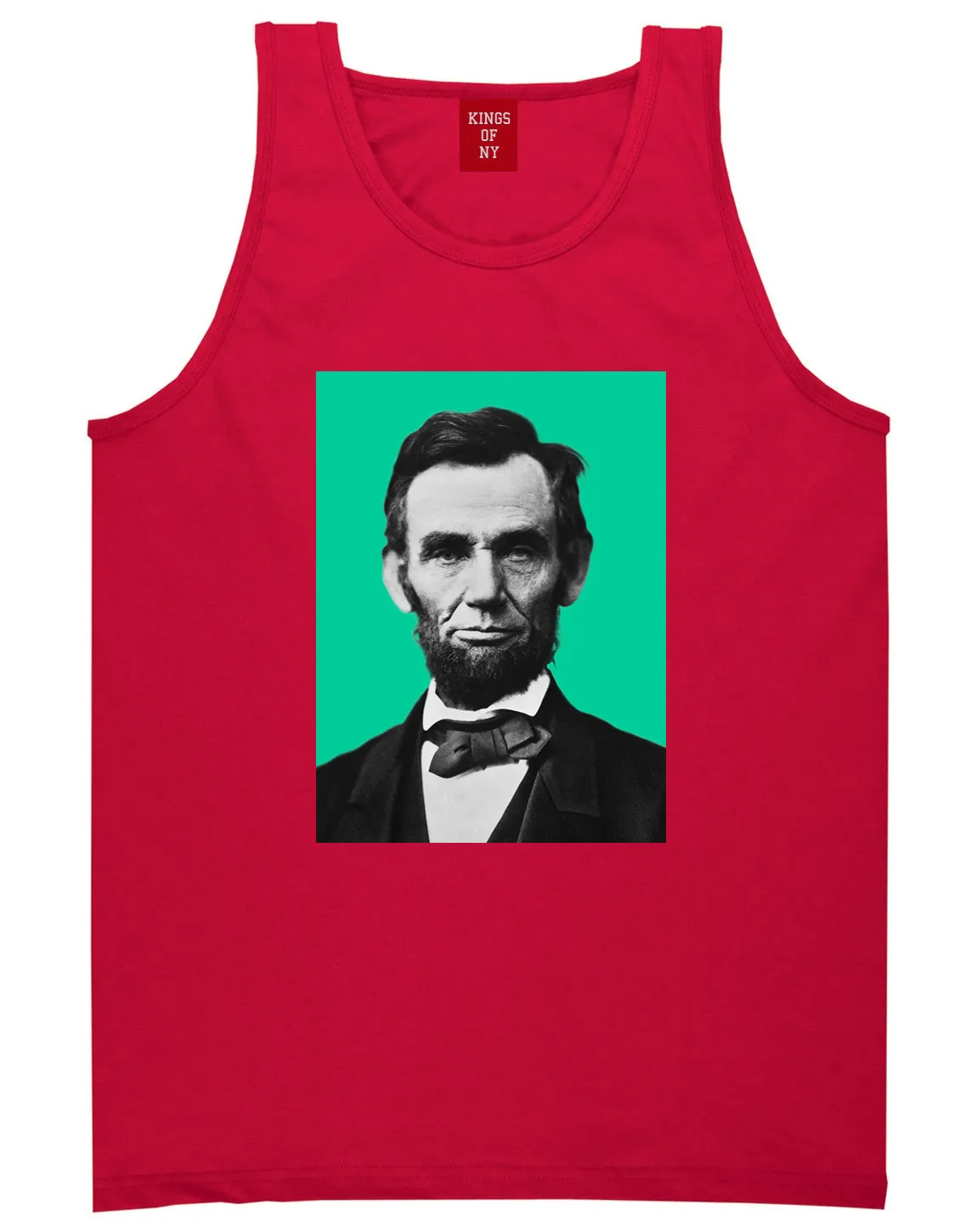 Abraham Lincoln Portrait Mens Tank Top T-Shirt