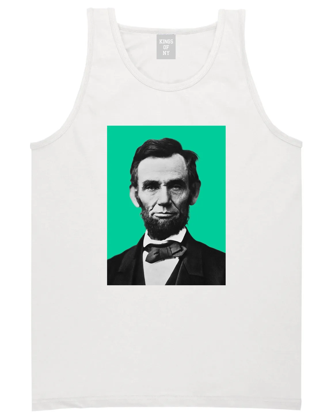 Abraham Lincoln Portrait Mens Tank Top T-Shirt