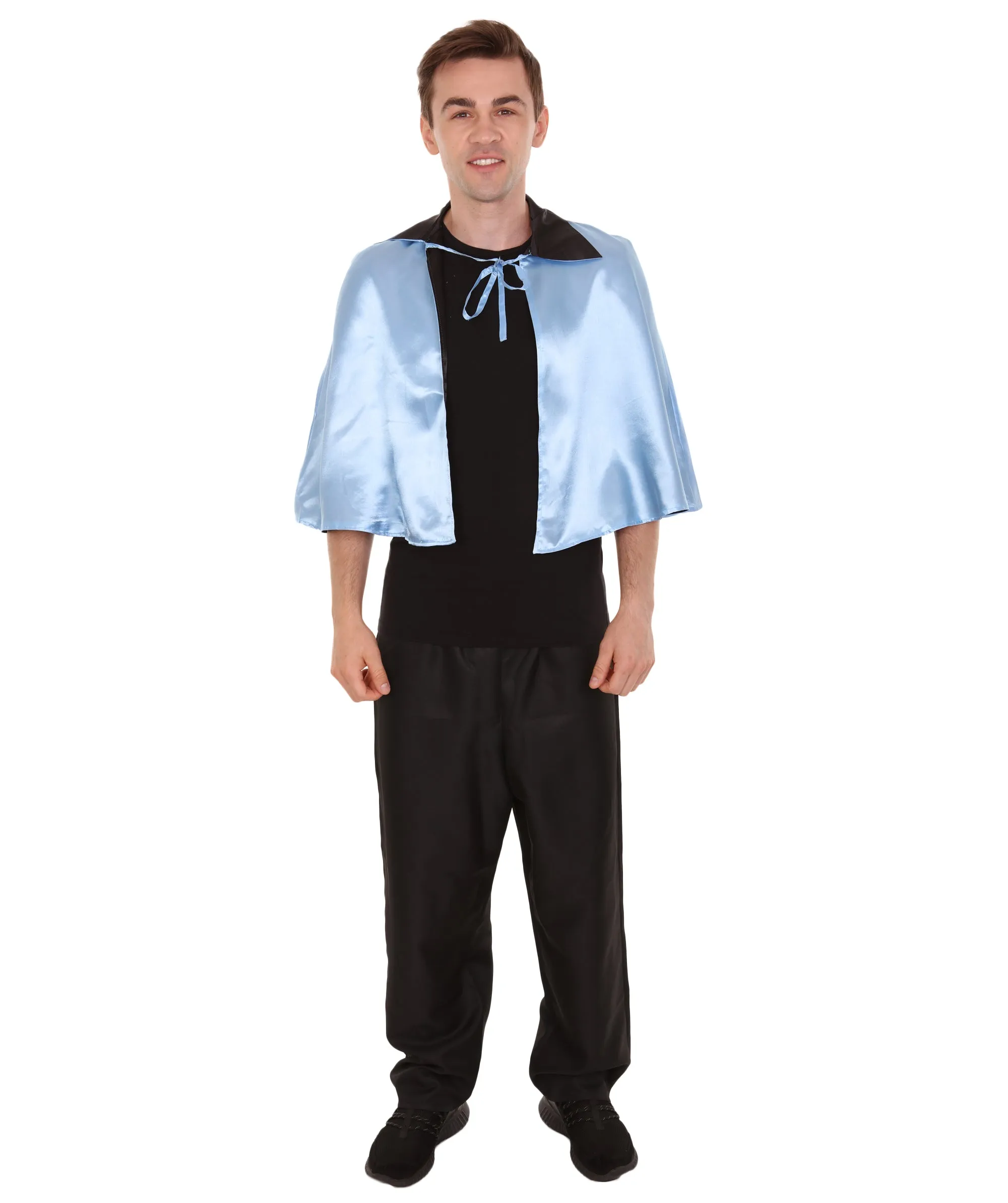 Adult Men's Vampire Cape | Blue & Black Halloween Costume