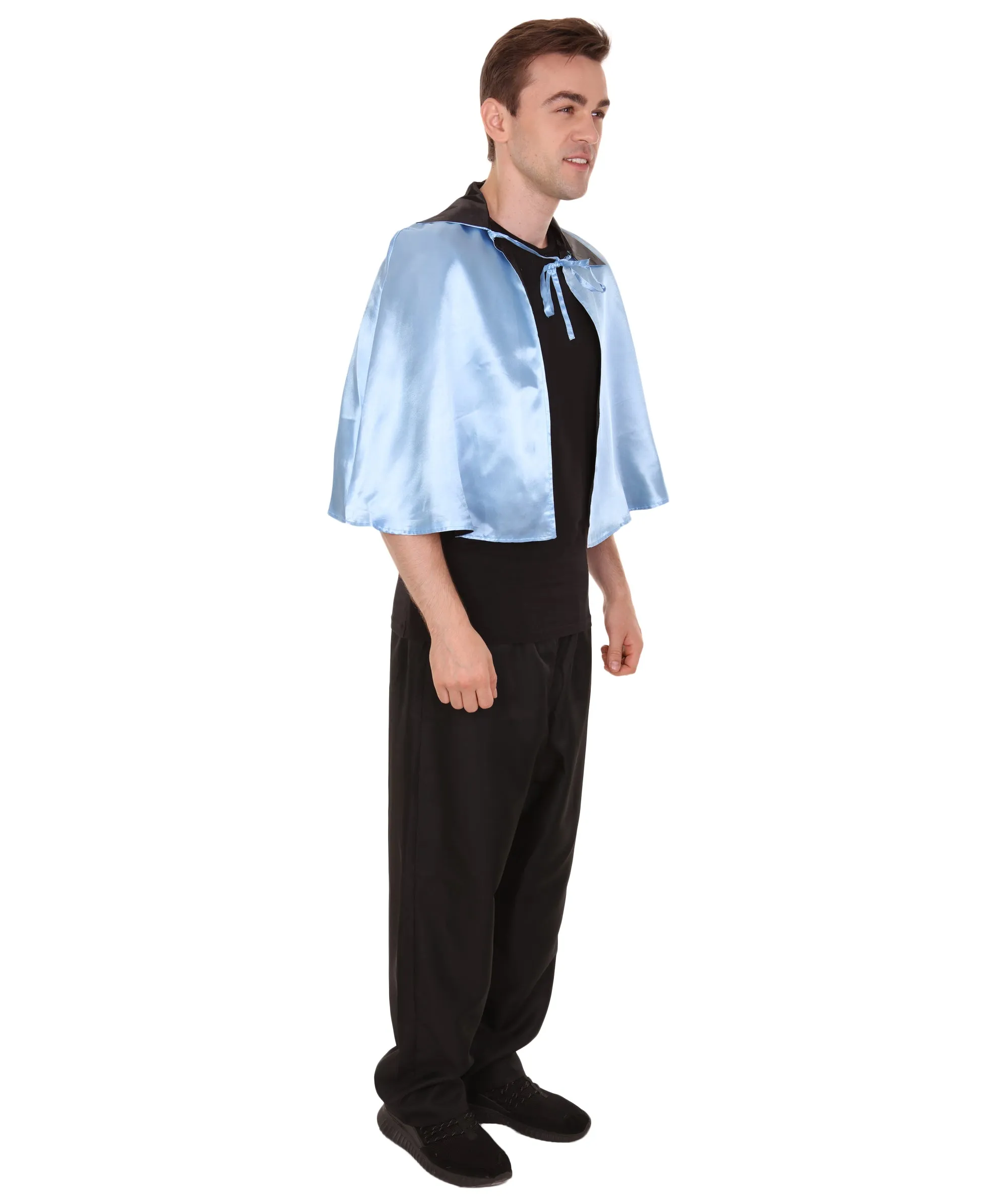 Adult Men's Vampire Cape | Blue & Black Halloween Costume