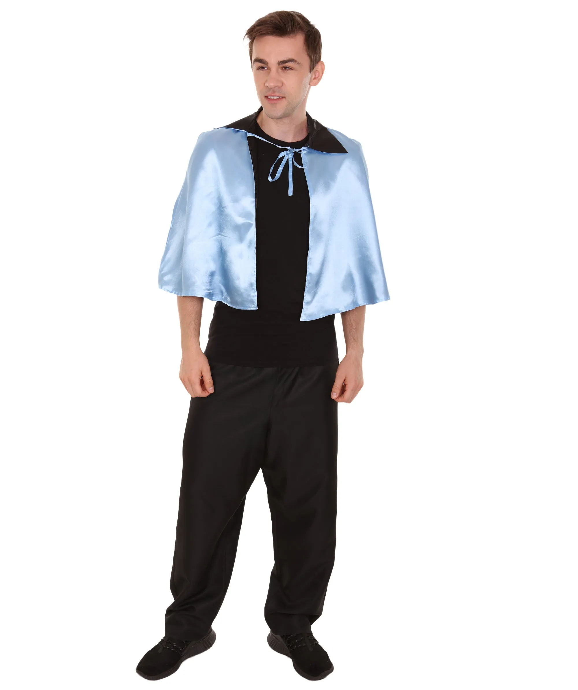 Adult Men's Vampire Cape | Blue & Black Halloween Costume