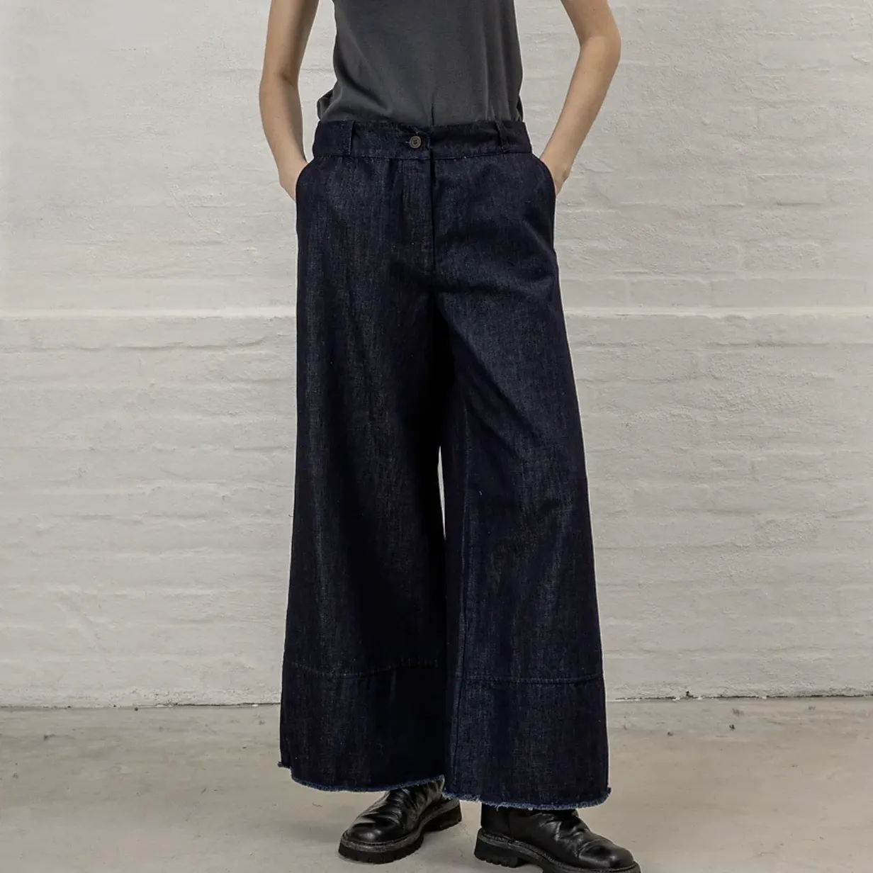 Aequamente Wide Denim Trousers