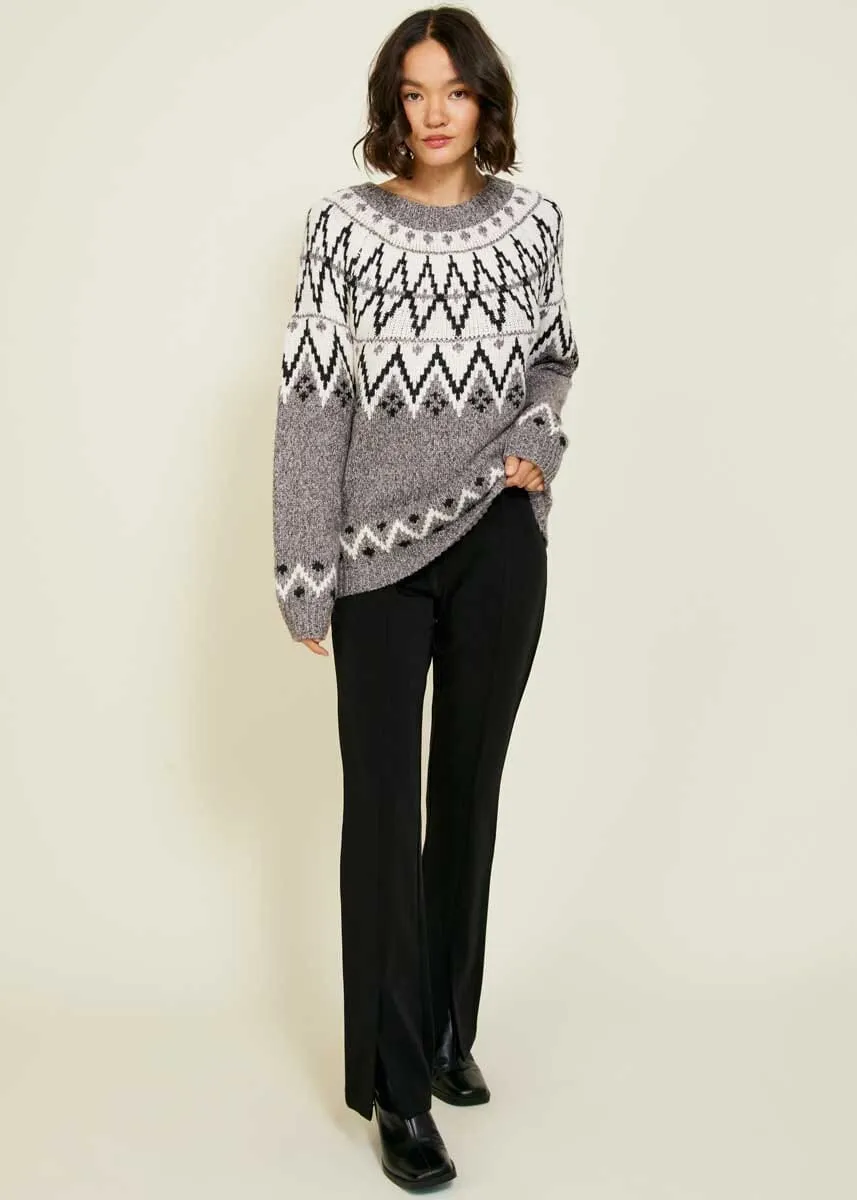 Apres Sweater - Grey Multi