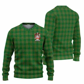 Archer Irish Clan Tartan Knitted Sweater with Coat of Arms