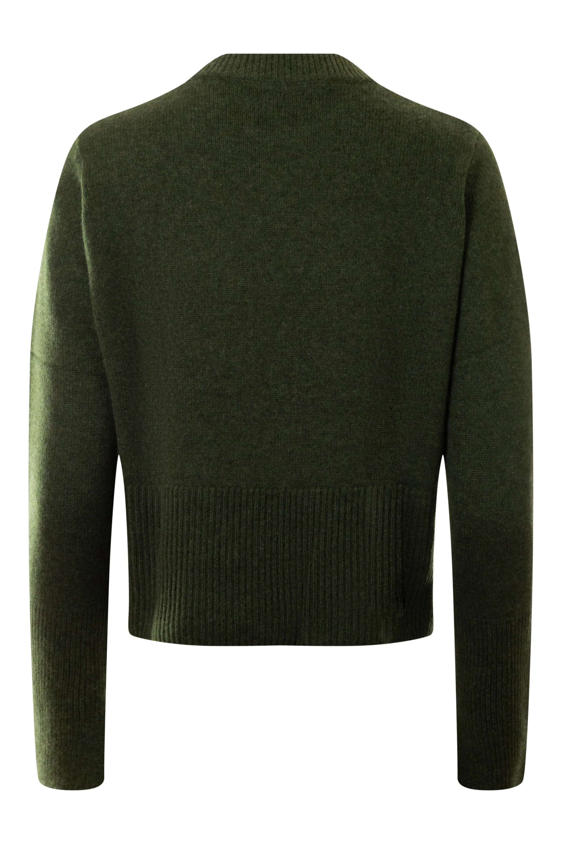 Autumn Cashmere Boxy Crew with Slits in Commander