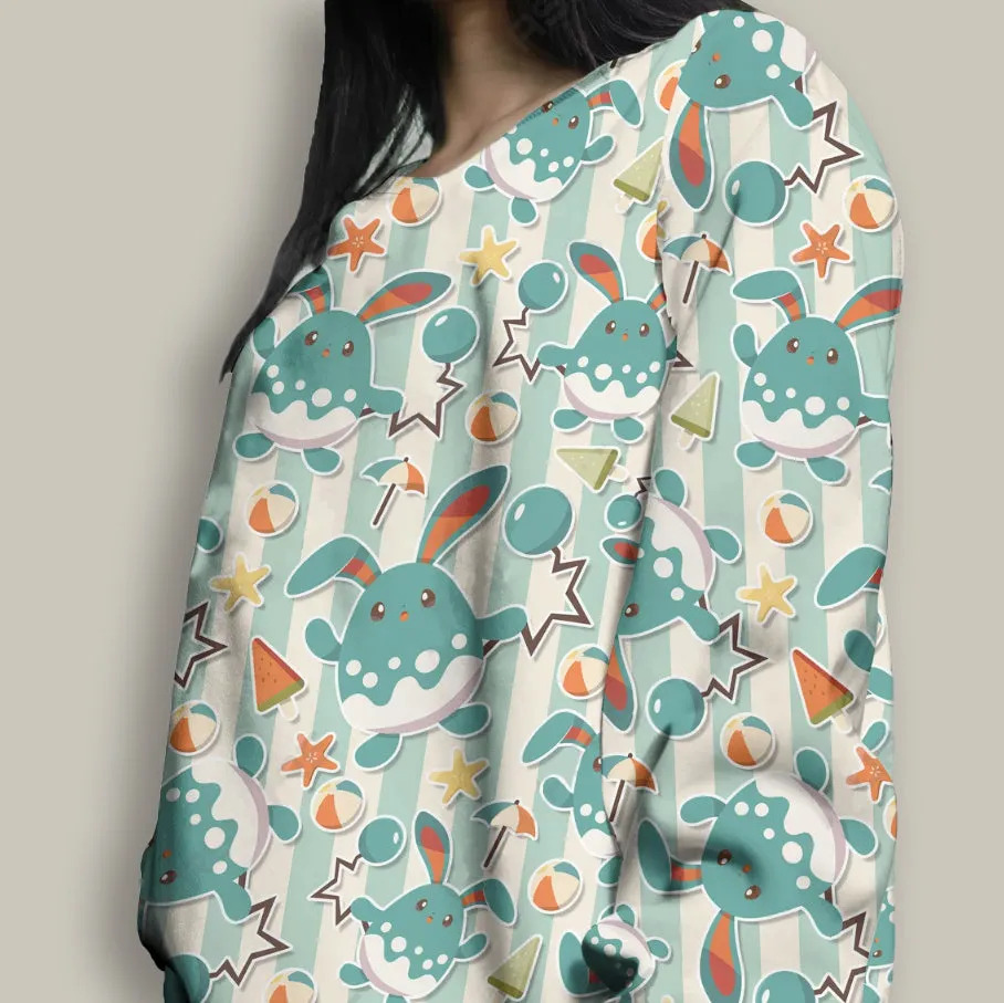 Azumarill  Unisex Wool Sweater