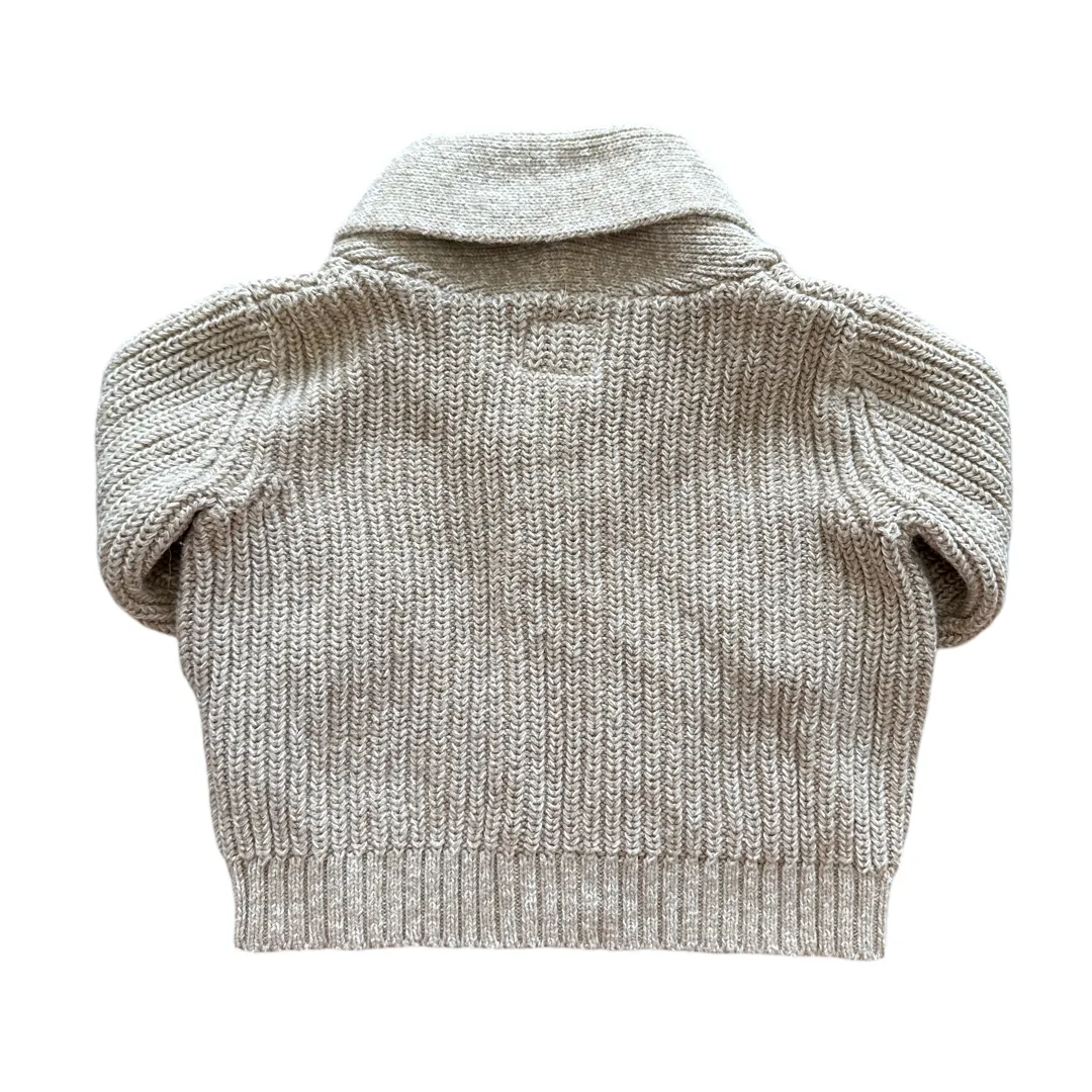 Baby Chunky Knit Button-Front Cardigan