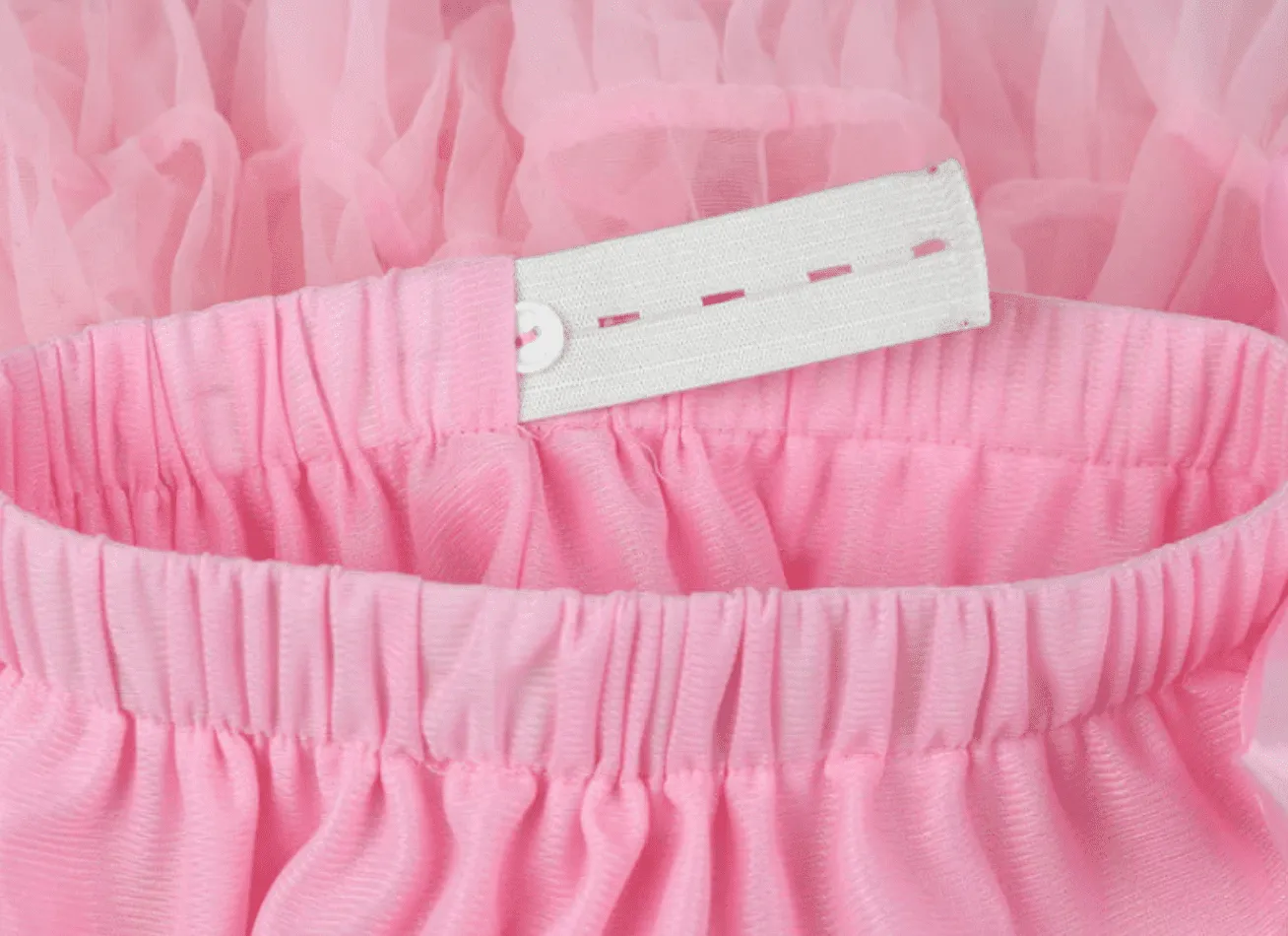 Baby Pink Fluffy Layered Tutu Skirt -  Girls Ballerina Pettiskirt