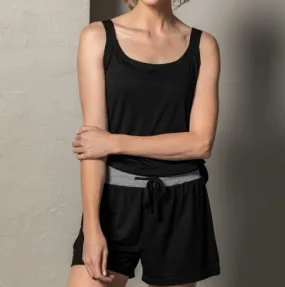 Bamboo Tank Top - Black