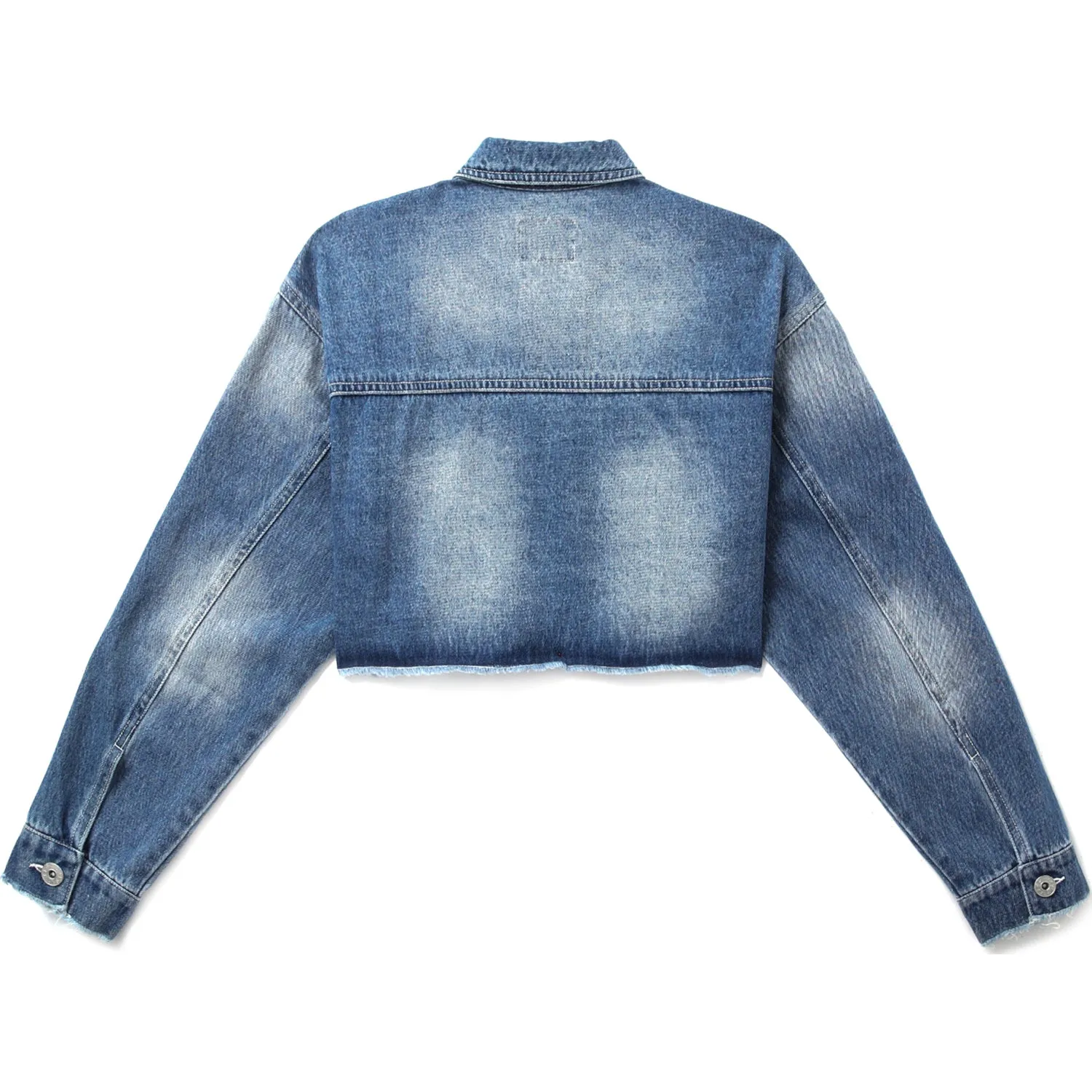 BAPY CROPPED DENIM JACKET LADIES