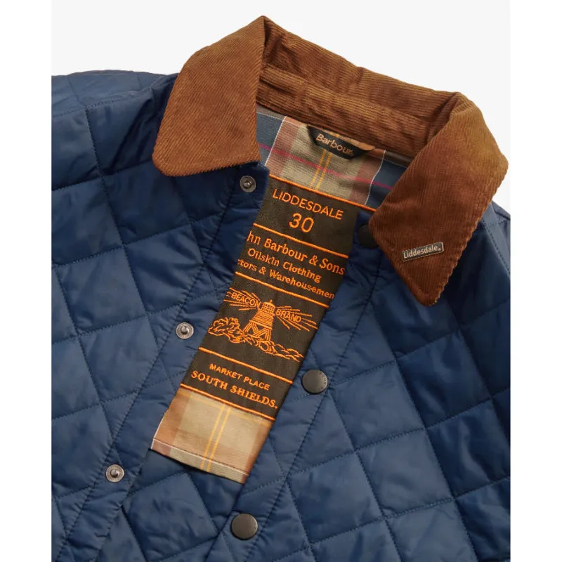 Barbour 30th Anniversary Liddesdale Quilted Mens Jacket - Navy