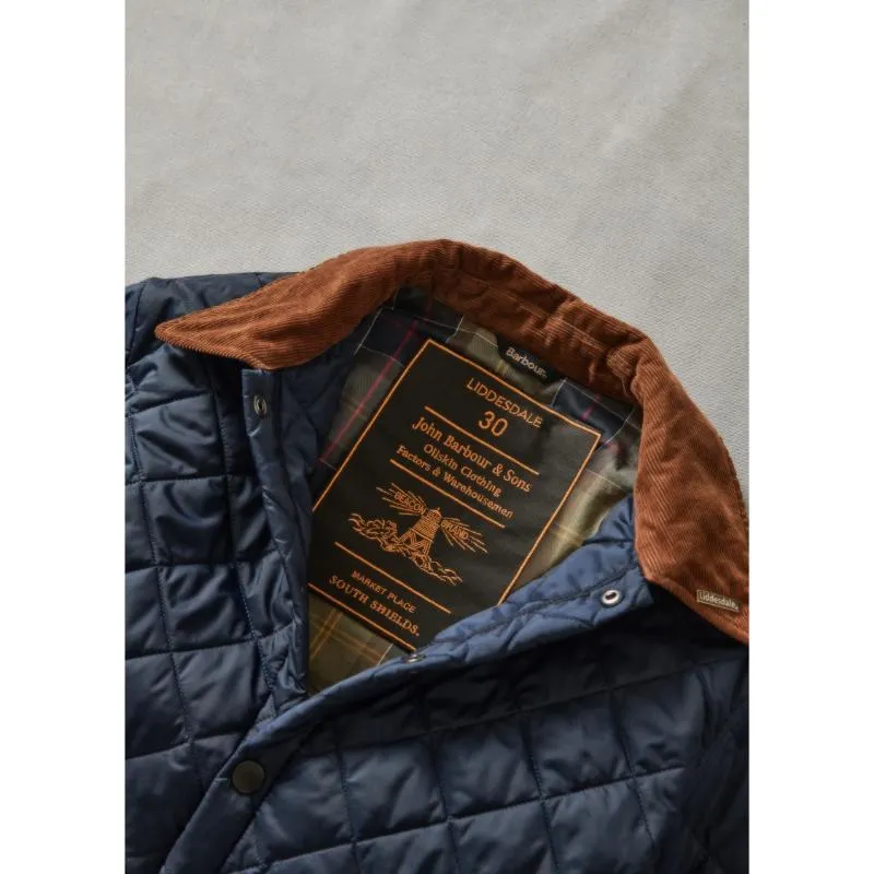 Barbour 30th Anniversary Liddesdale Quilted Mens Jacket - Navy