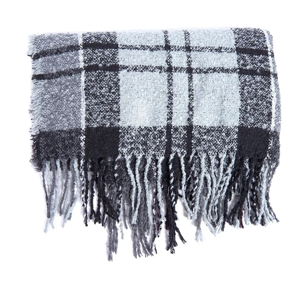 Barbour Boucle Scarf LSC0120 - Grey