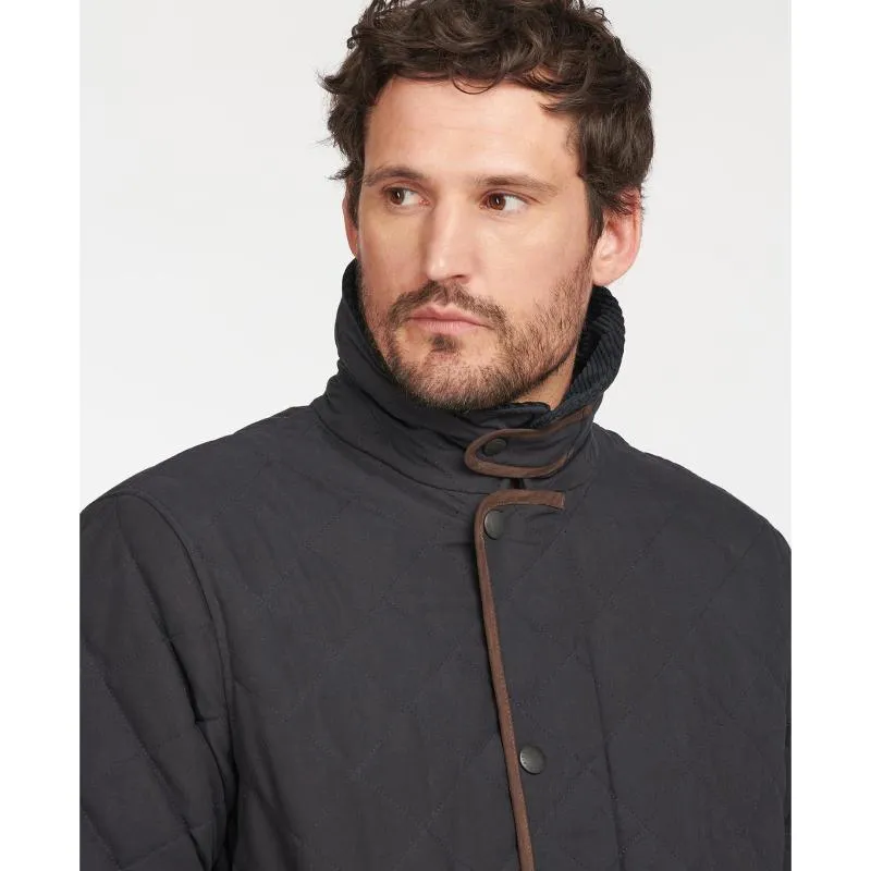 Barbour Burton Mens Quilted Waterproof Jacket - Navy