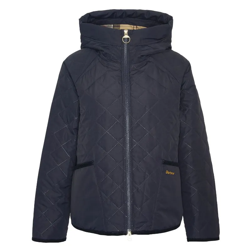 Barbour Glamis Ladies Quilt Jacket - Dark Navy/Dress