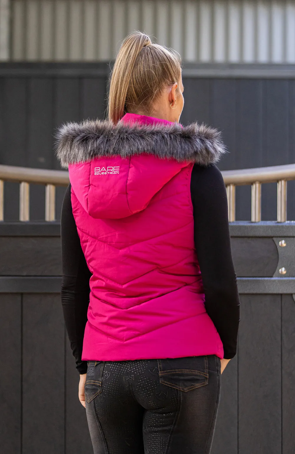 BARE Winter Series - Ellie Vest - Hot Pink