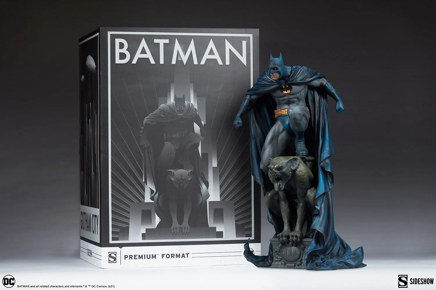 Batman on Gargoyles Premium Format Statue