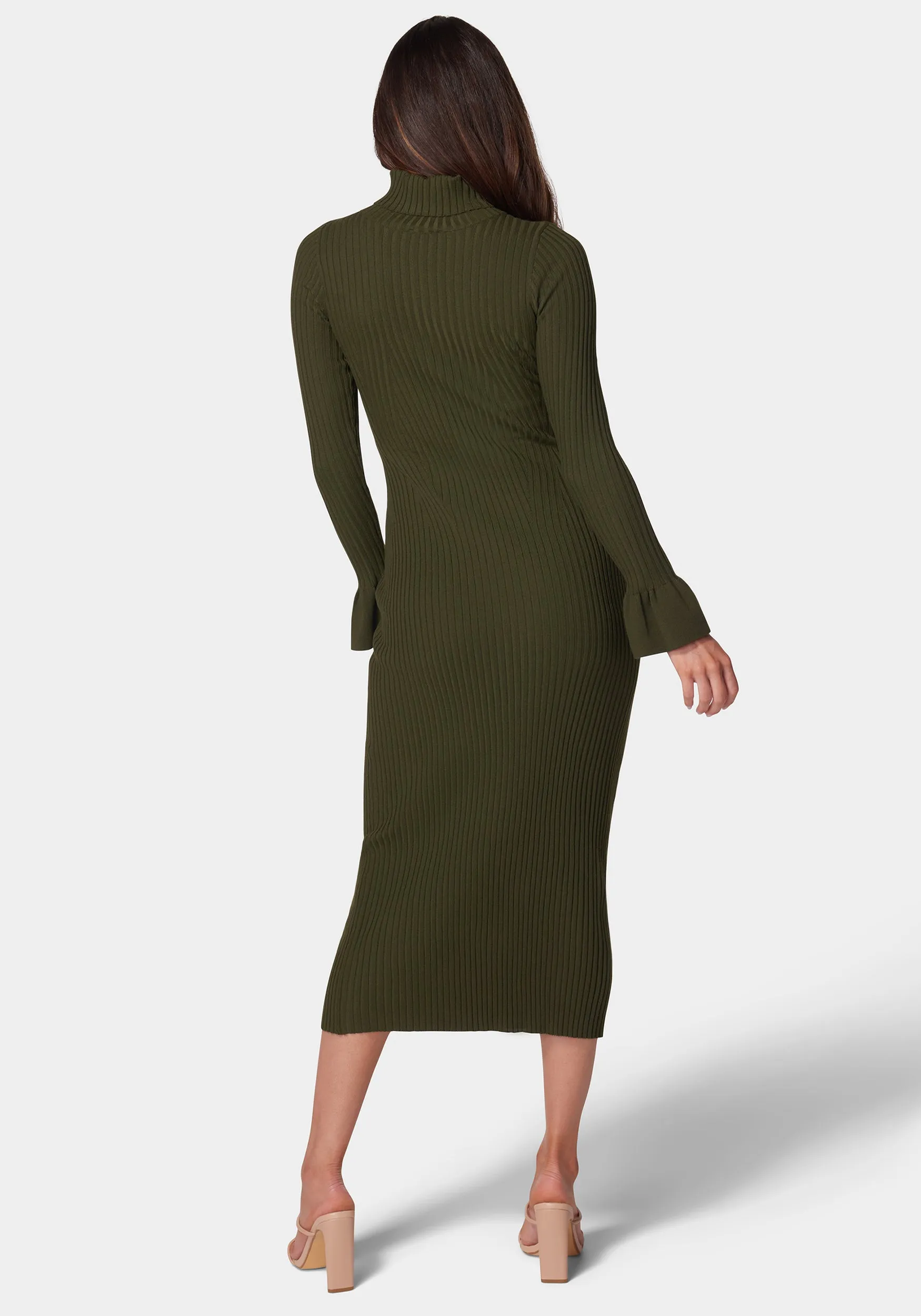 Bell Sleeve Sweater Dress