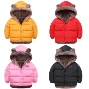 Boy's Cotton-padded Winter Jacket, Children's Cotton-padded Jacket, Double-sided Wear