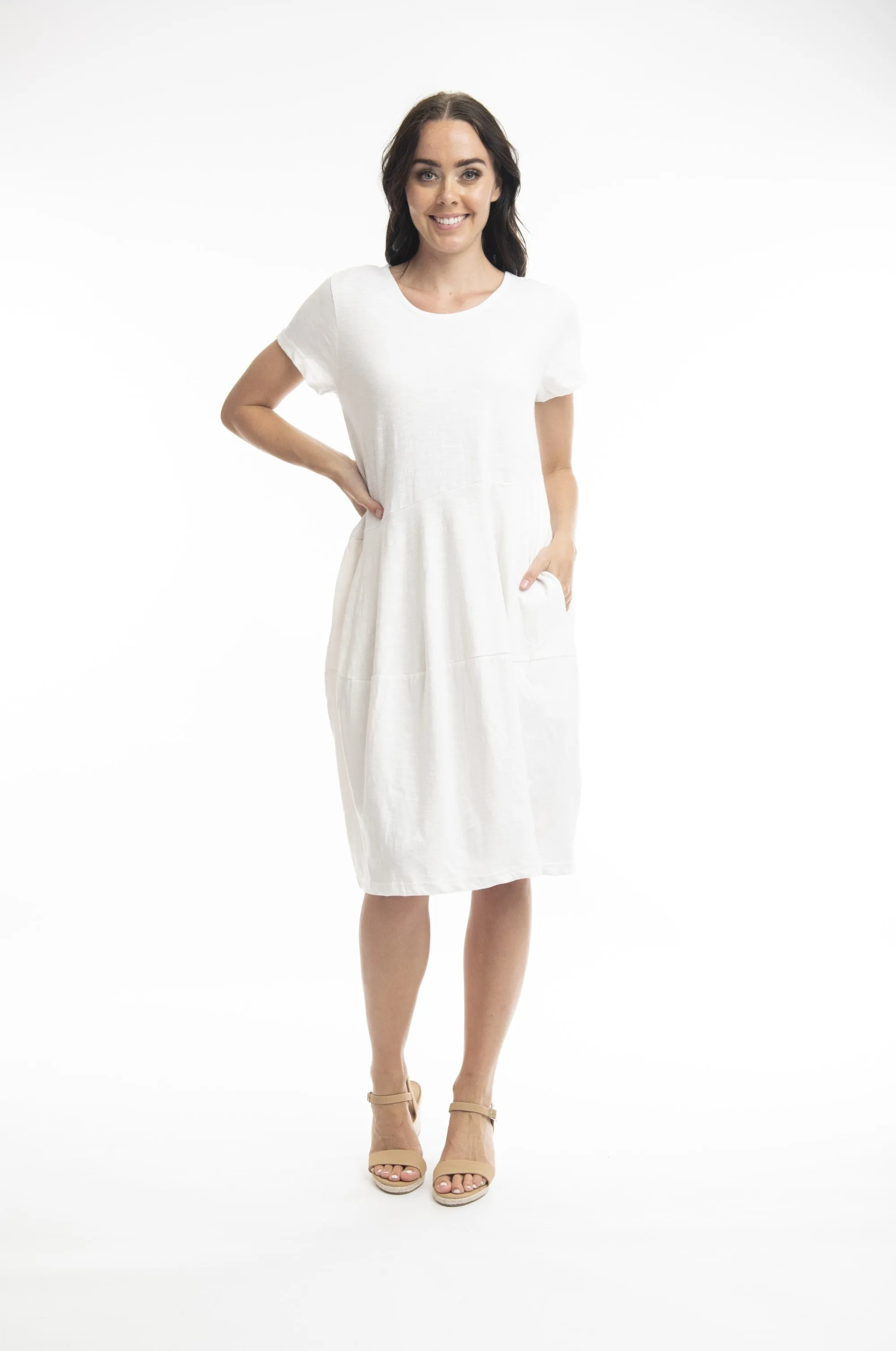 Bubble Essentials Dress - White