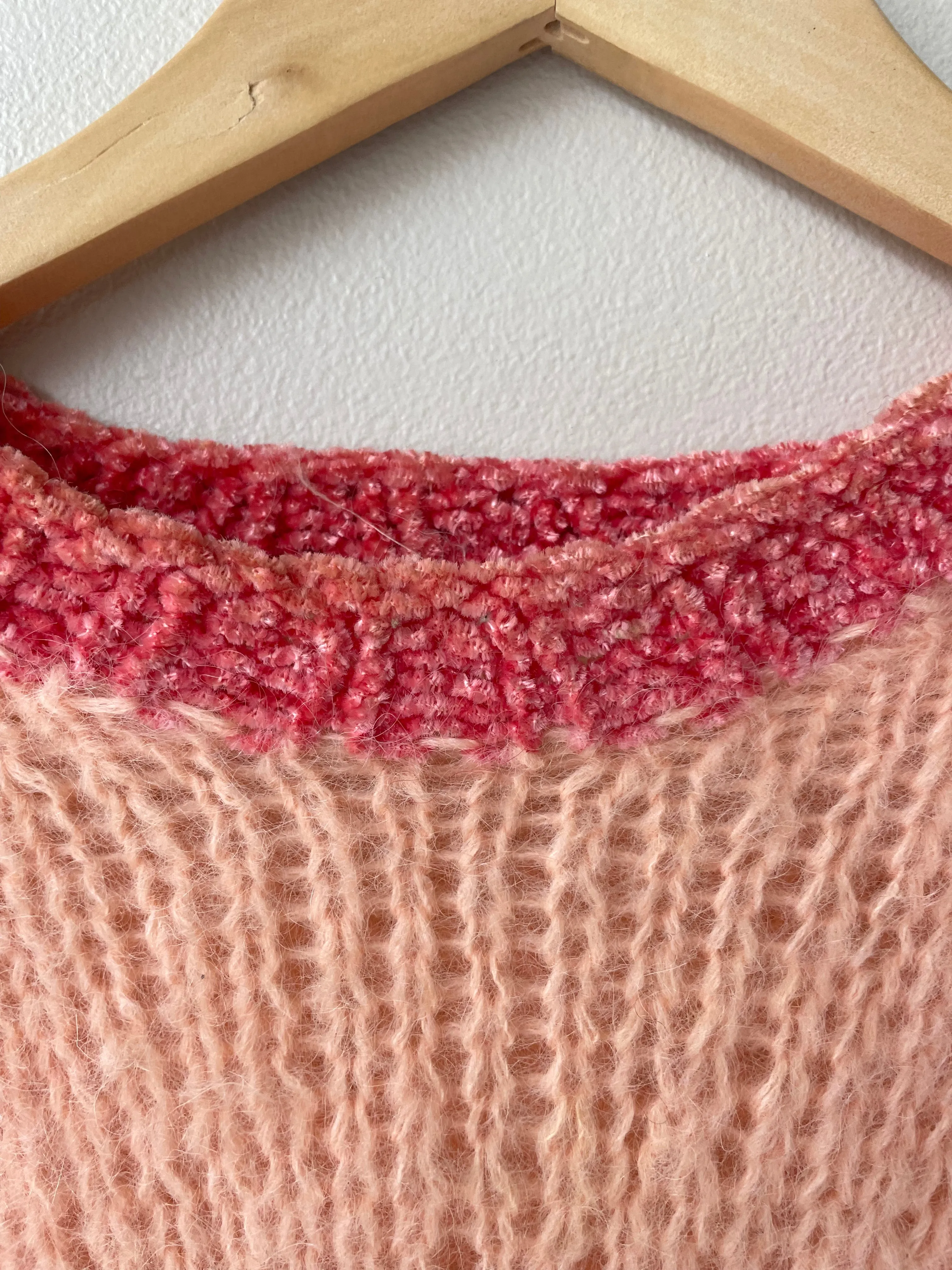 Bubble Gum Mohair Sweater