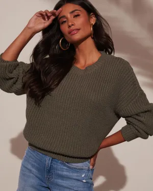 Bundle Leisure Chunky Knit Sweater