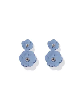 Camy Coated Flower Underear Earrings