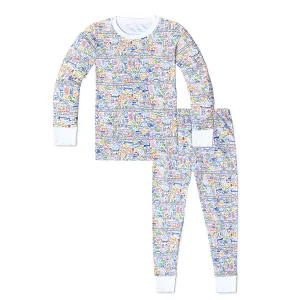 Cape Cod Two Piece Kids Pajamas.