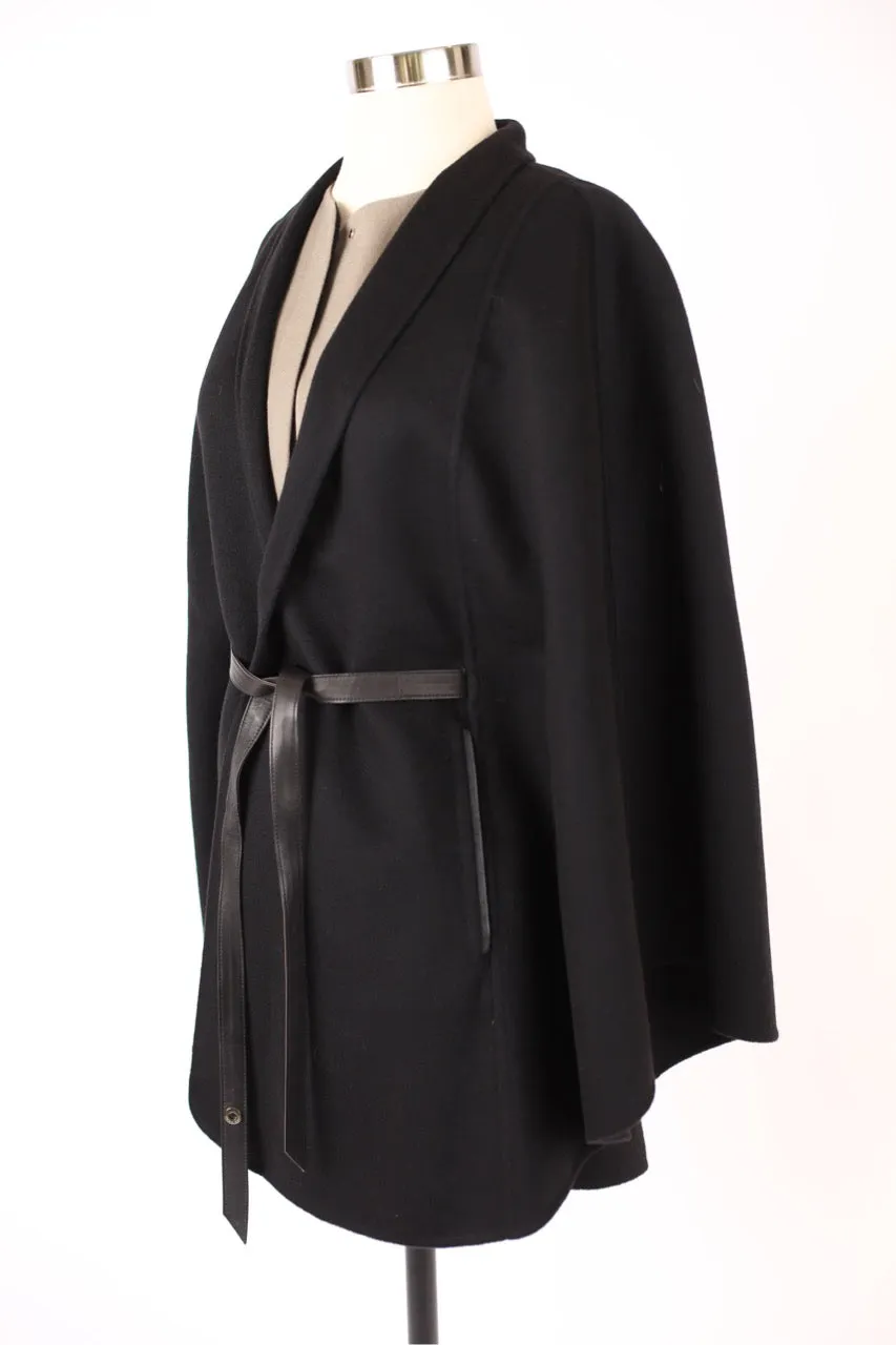 Cashmere Belted Cape