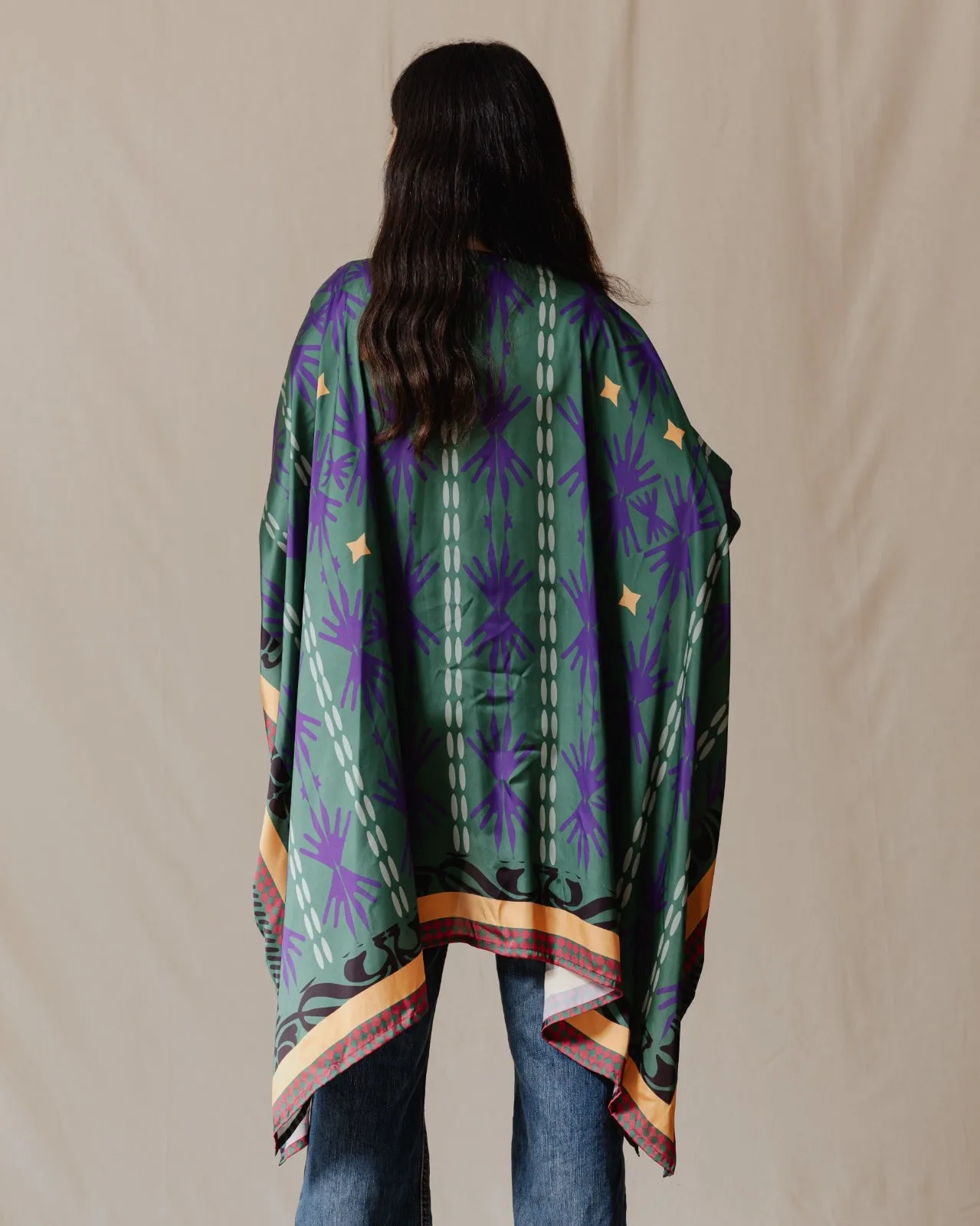 Chess Night Short Kimono