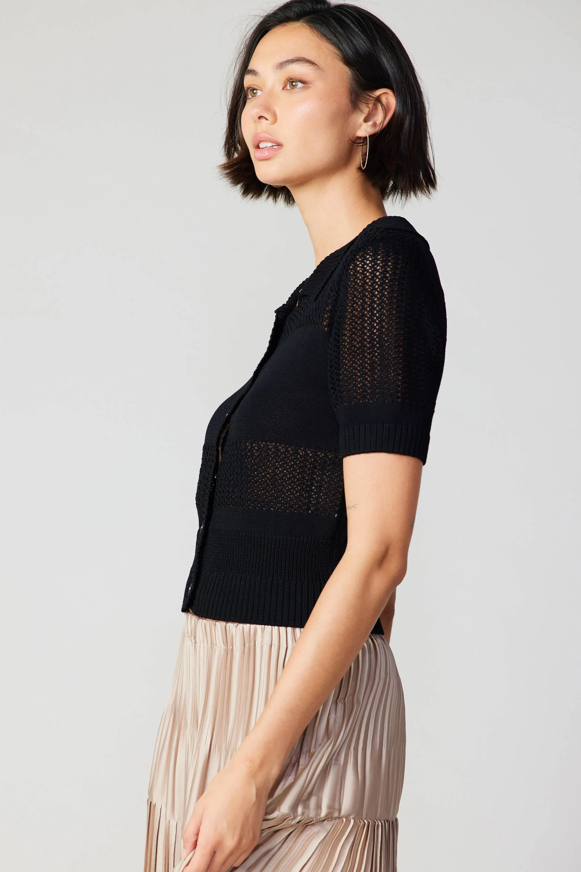 Cropped Knit Top