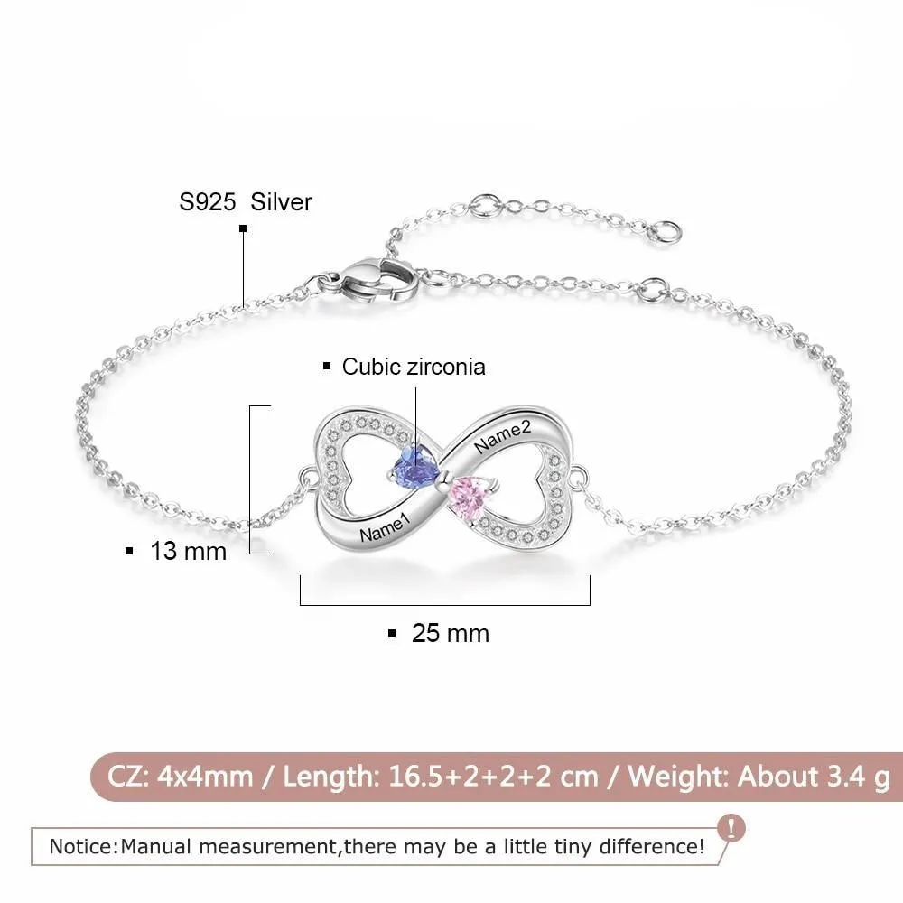 Customized Infinity Bracelet for Women Fashion Accessory