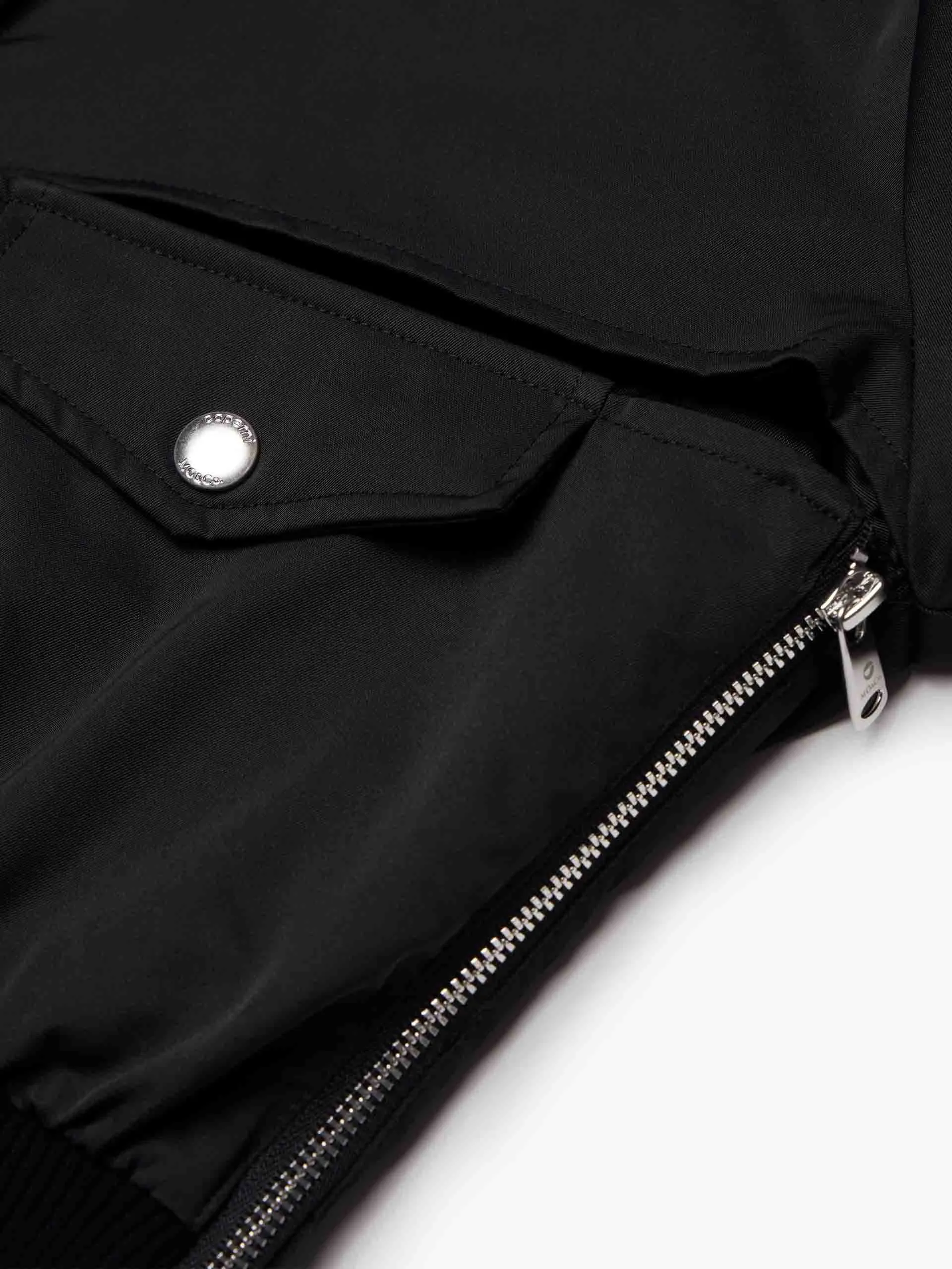 Cutout Detail Cropped Jacket