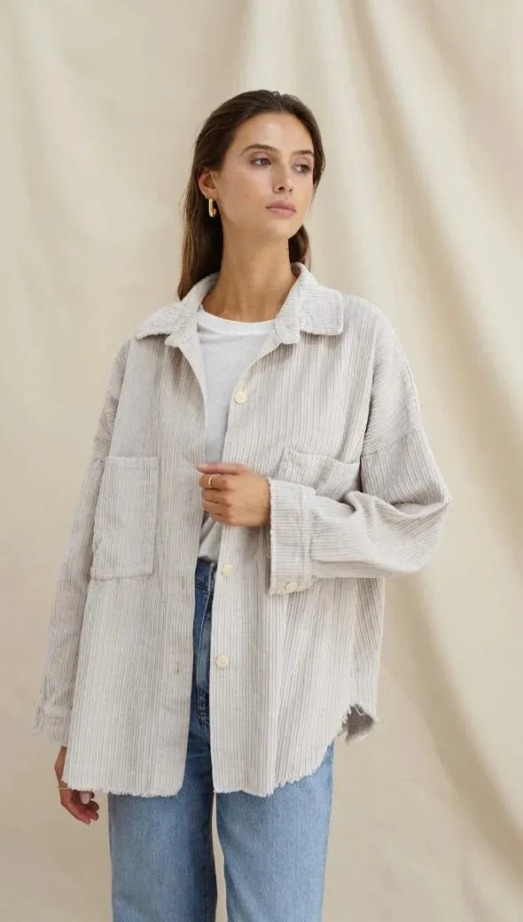 Delphine | Oversized Corduroy Shirt