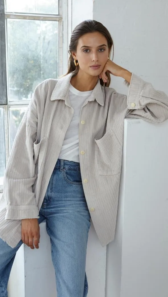 Delphine | Oversized Corduroy Shirt