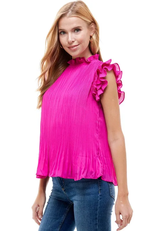 Dionne Pleated Top