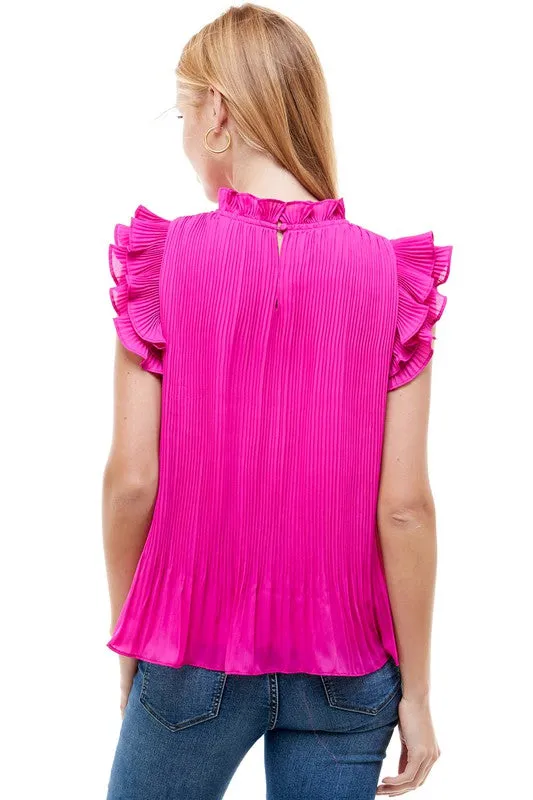 Dionne Pleated Top