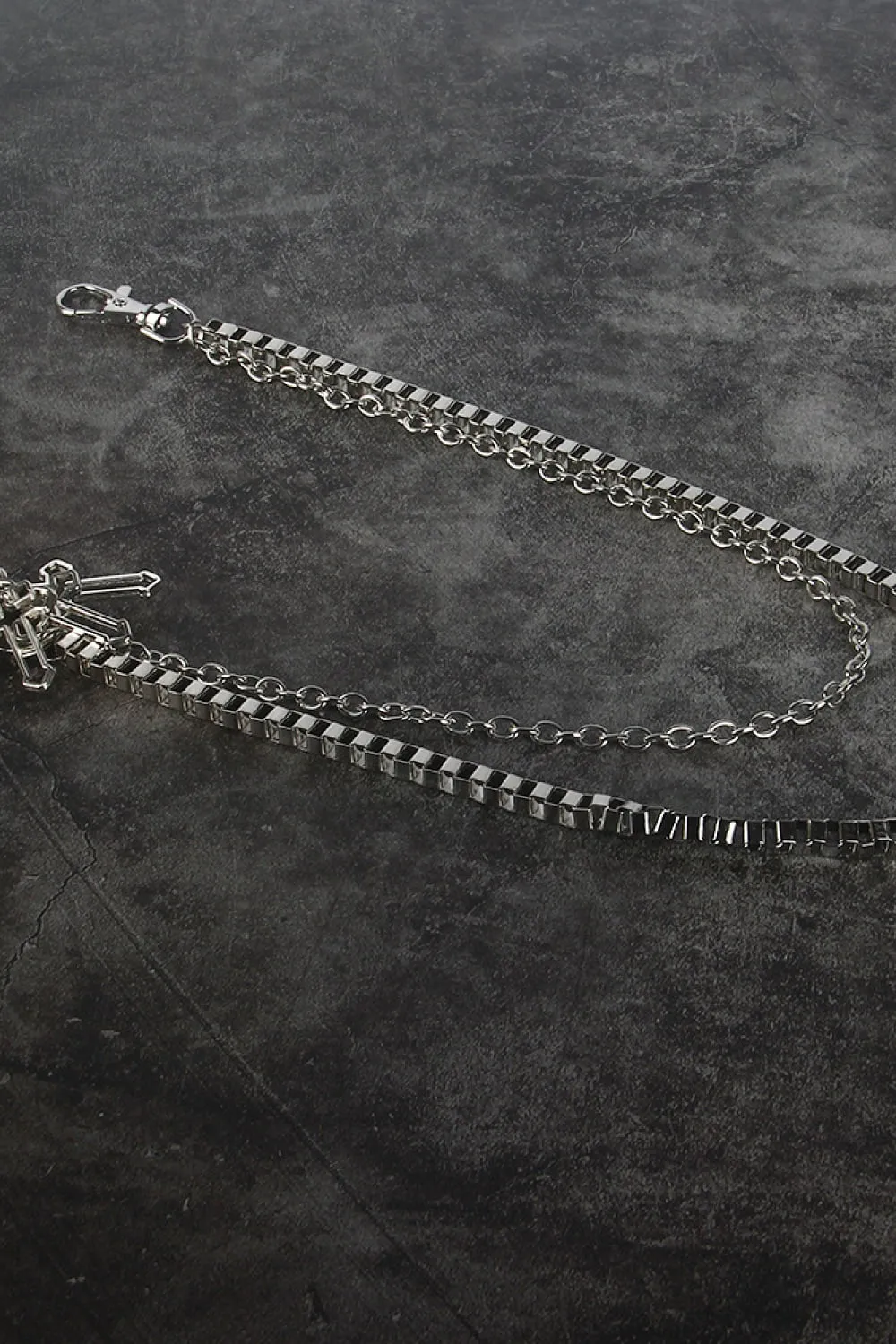 Double-Layered Cross Waist Chain