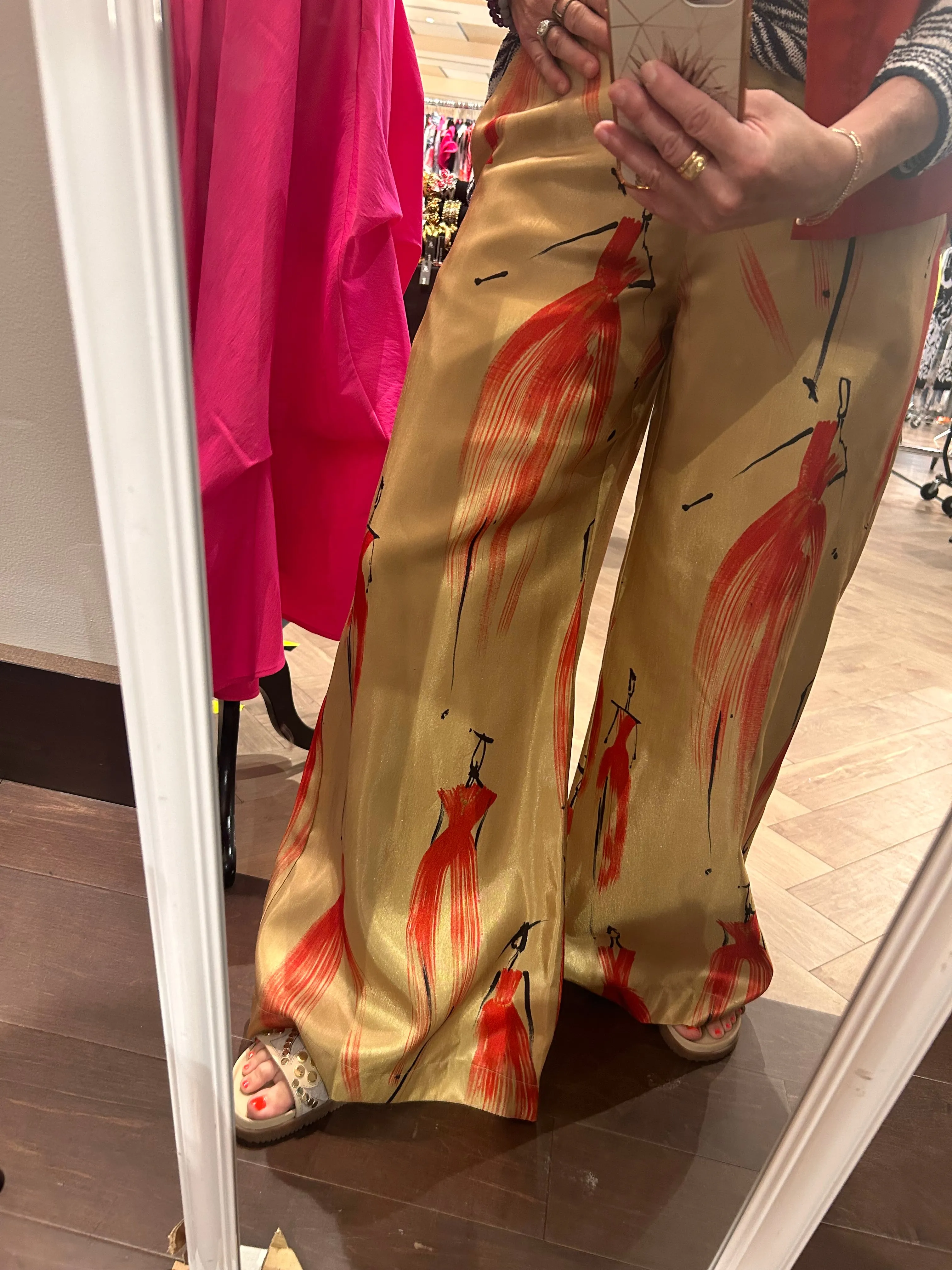 Fashion Print Palazzo Pants