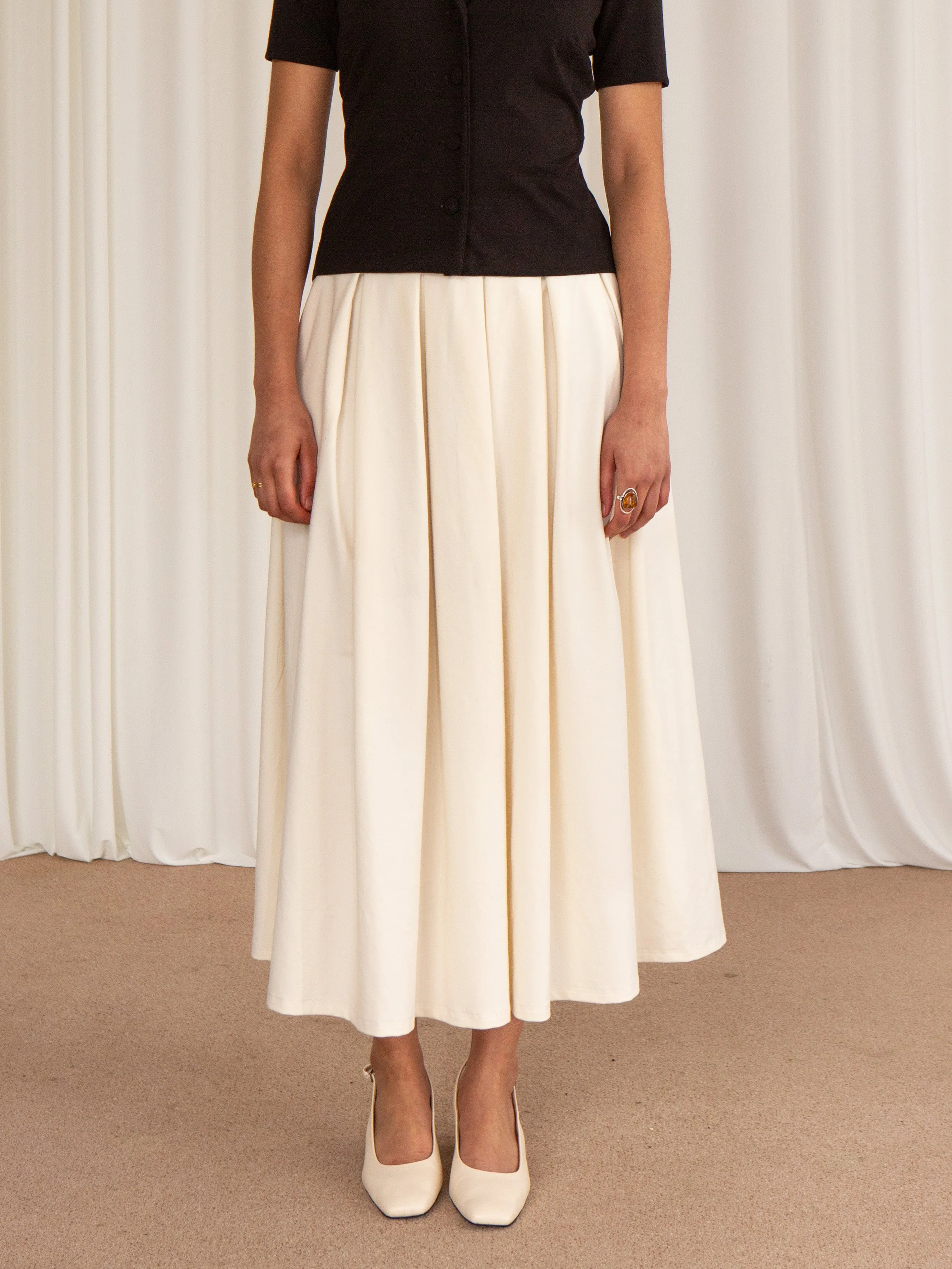 Fletcher Pleated Skirt