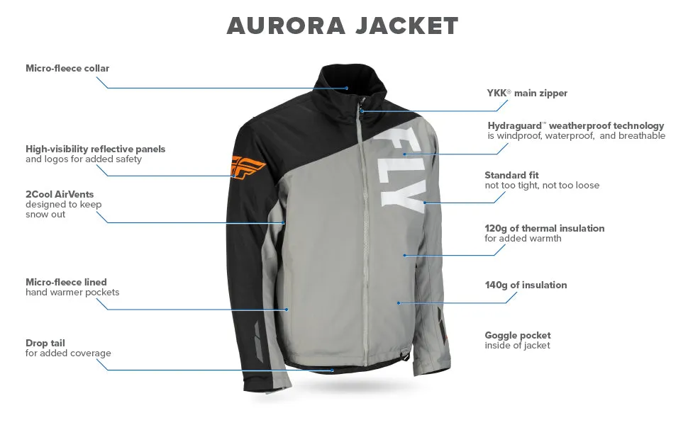 Fly Racing Adult Aurora Snow Jackets