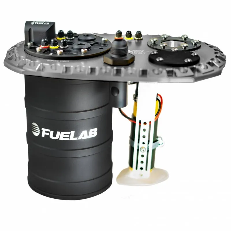 FUELAB 62711-4 Fuel System QSST Titanium with Lift Pump FUELAB 49442, Surge Tank Pump Twin Screw FUELAB 93903