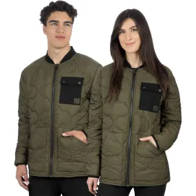 FXR Rig Quilted Jacket Moss/Black Green