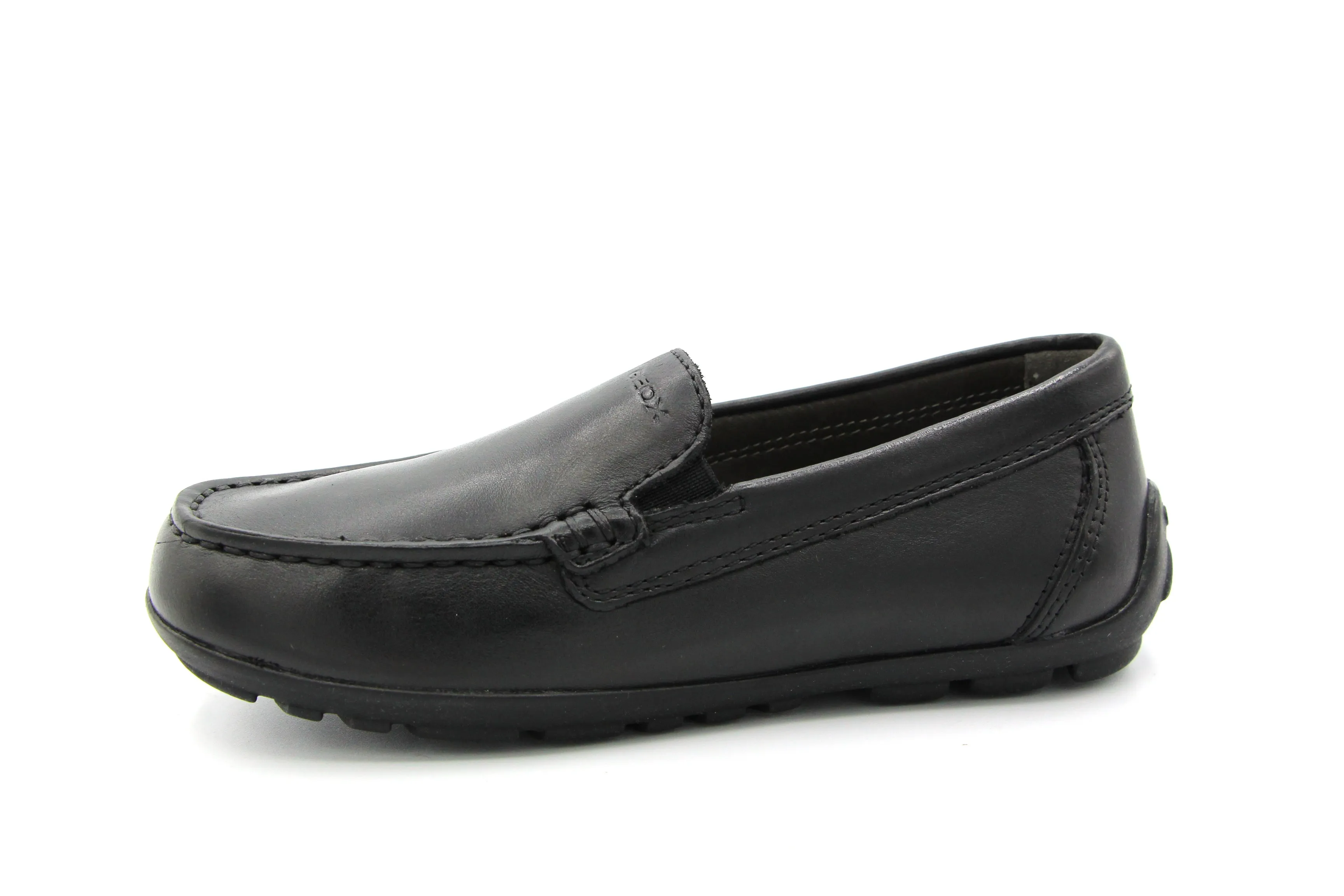 Geox  Black Leather Loafer J046CA